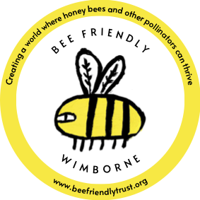 Bee friendly town logo